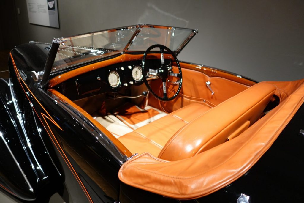 Portland Art Museum Shape of Speed Delahaye 135M Roadster