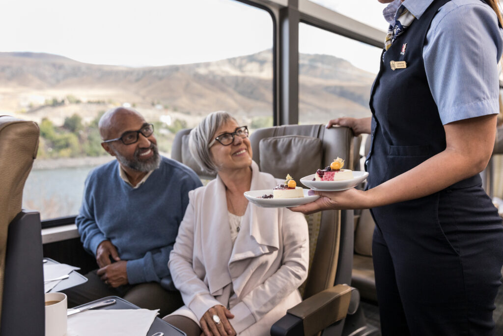 Rocky Mountaineer SilverLeaf Culinary service