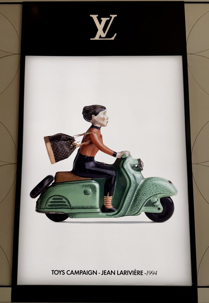 Louis Vitton poster at Oakridge Park Vancouver